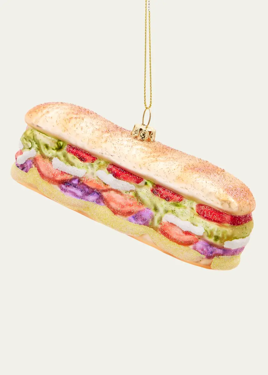 Cody Foster & Co Deluxe Sub Sandwich Christmas Ornament | Thumbnail 2 Cody Foster & Co Deluxe Sub Sandwich Christmas Ornament | Thumbnail 2