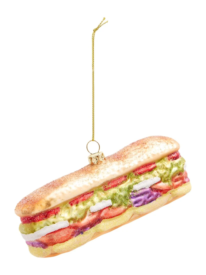 Cody Foster & Co Deluxe Sub Sandwich Christmas Ornament