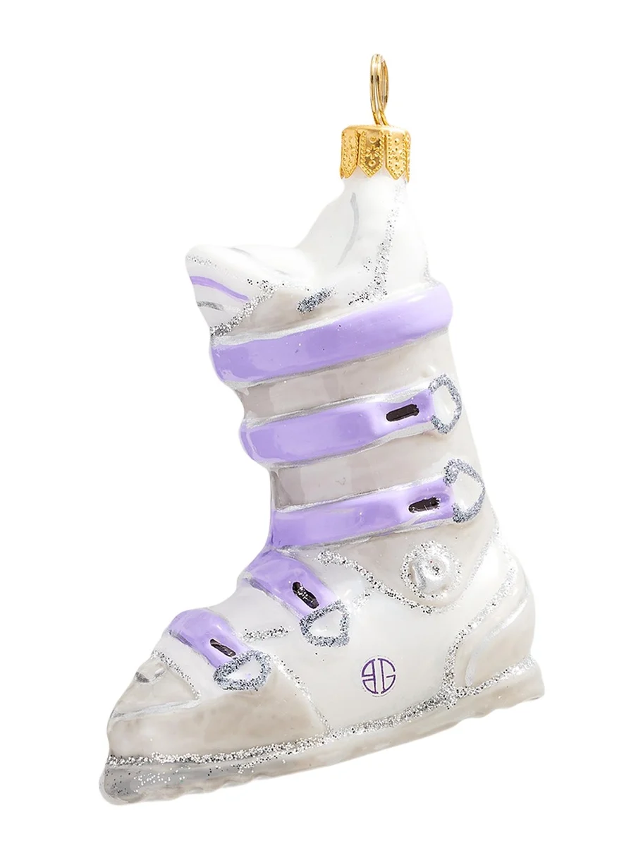Joy To The World Collectibles BG Ski Boot Christmas Ornament