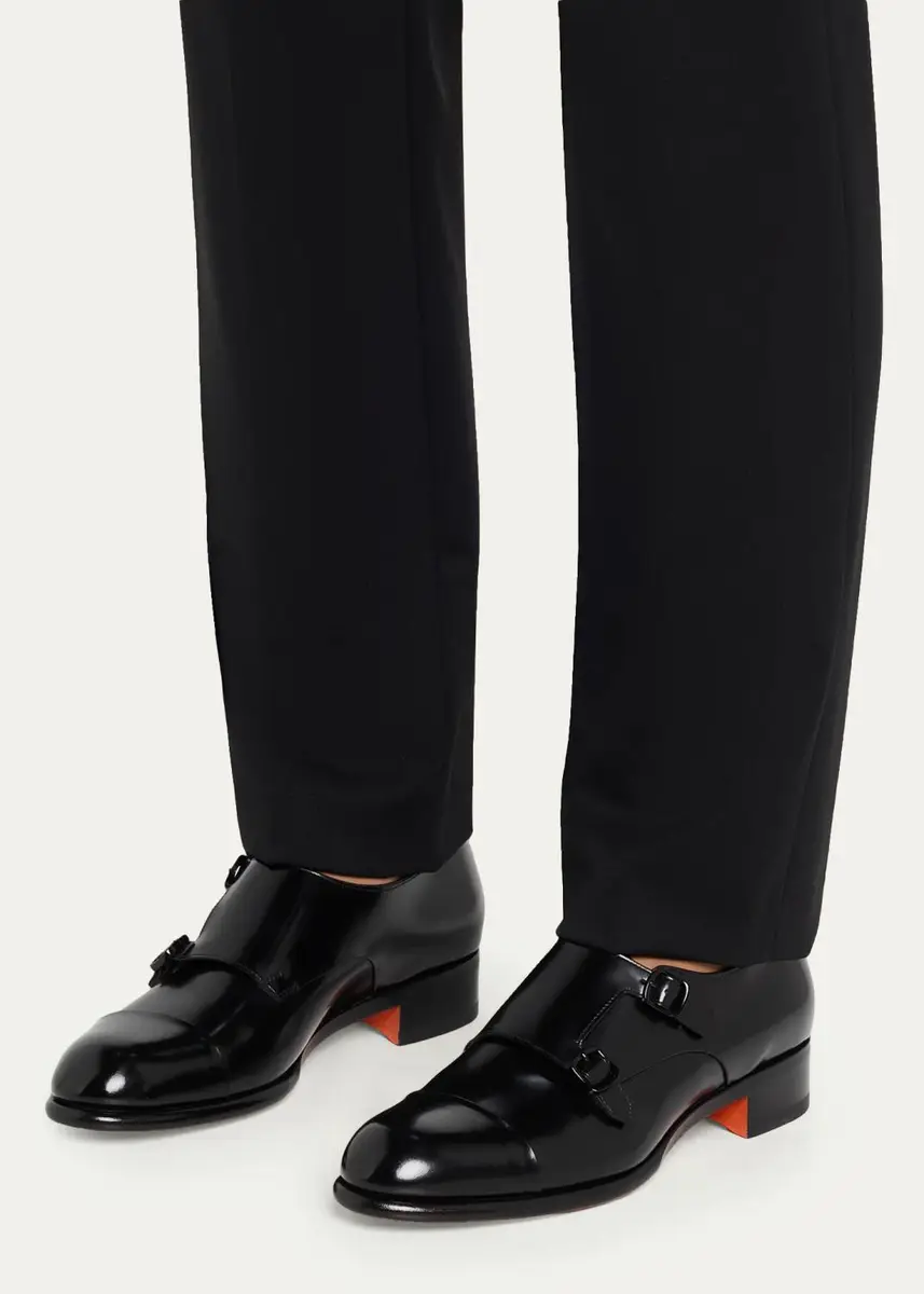 Santoni 10MM Leather Loafers | Thumbnail 2 Santoni 10MM Leather Loafers | Thumbnail 2