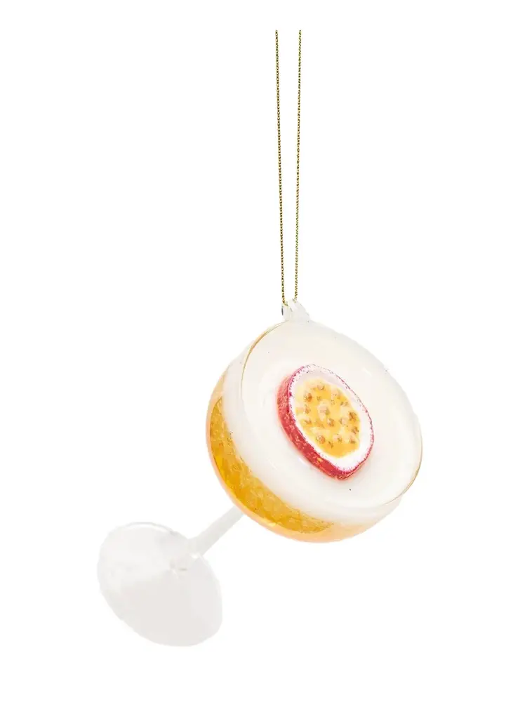 Cody Foster & Co Passionfruit Martini Christmas Ornament