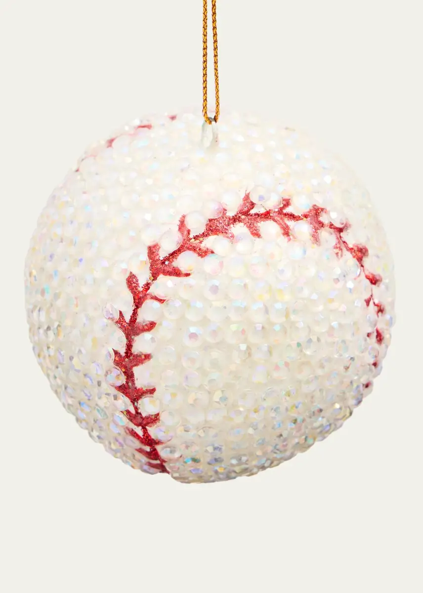 Cody Foster & Co Jeweled Baseball Christmas Ornament | Thumbnail 2 Cody Foster & Co Jeweled Baseball Christmas Ornament | Thumbnail 2