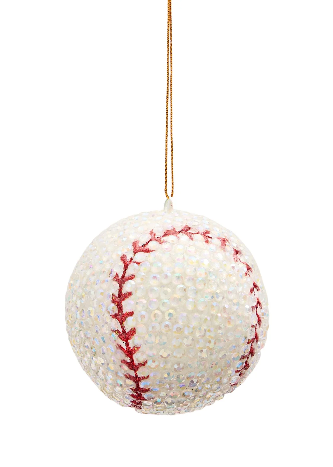 Cody Foster & Co Jeweled Baseball Christmas Ornament