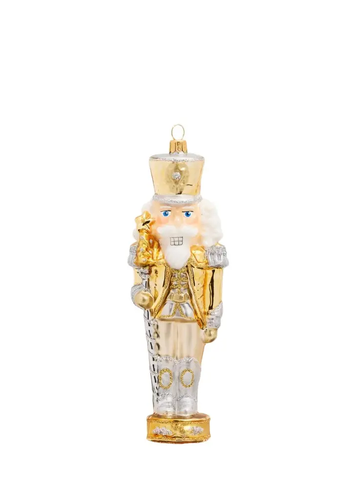 Glass Nutcracker Ornament Glass Nutcracker Ornament