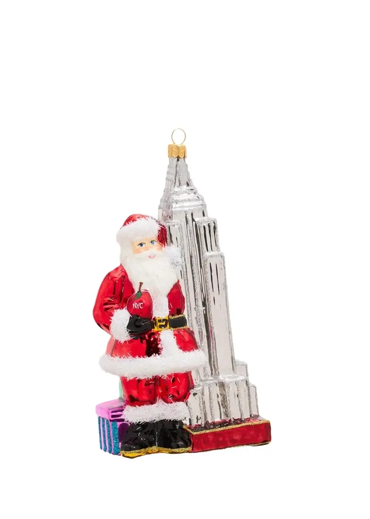 Empire Santa Ornament