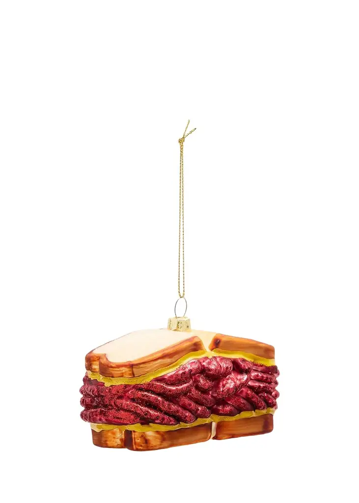 Corned Beef Sandwich Christmas Ornament Corned Beef Sandwich Christmas Ornament