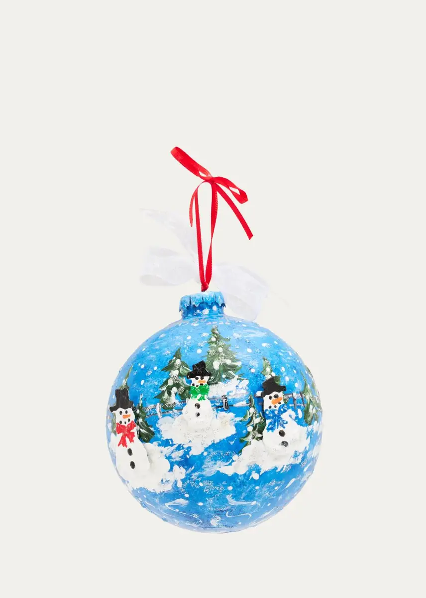 Nancy George-Michalson Sleigh Snow Ornament | Thumbnail 2 Nancy George-Michalson Sleigh Snow Ornament | Thumbnail 2