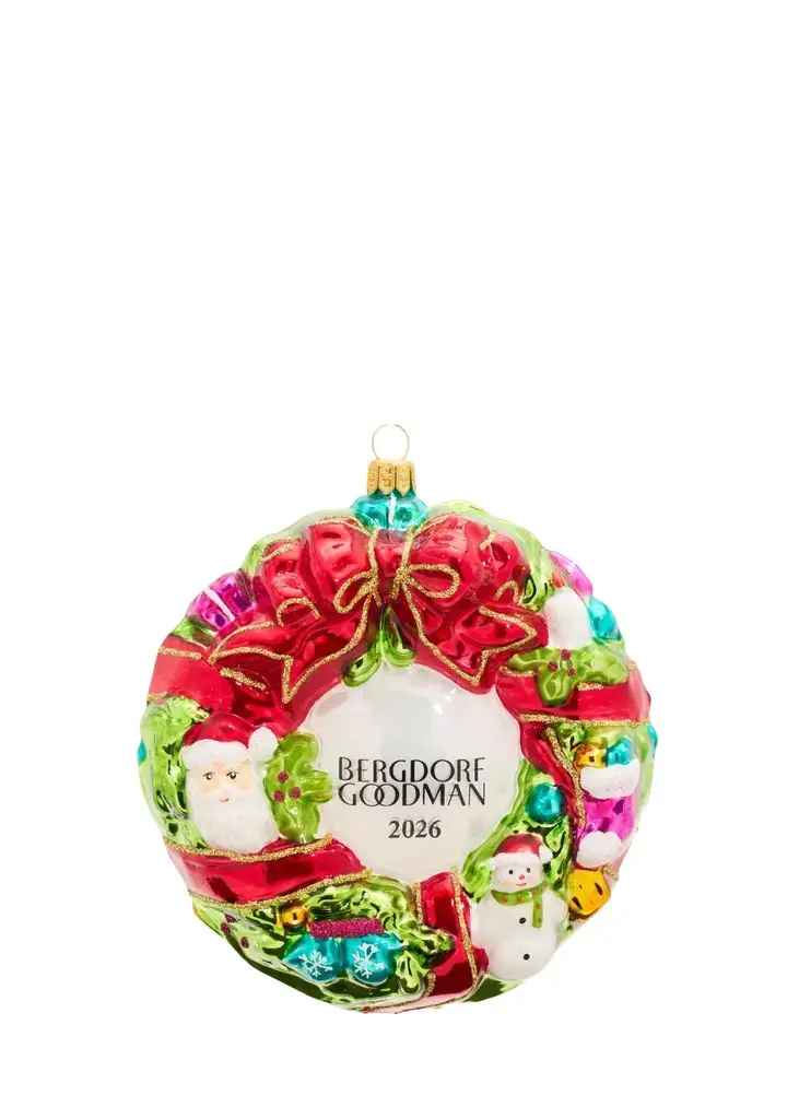 John Huras 2026 BG Wreath Christmas Ornament