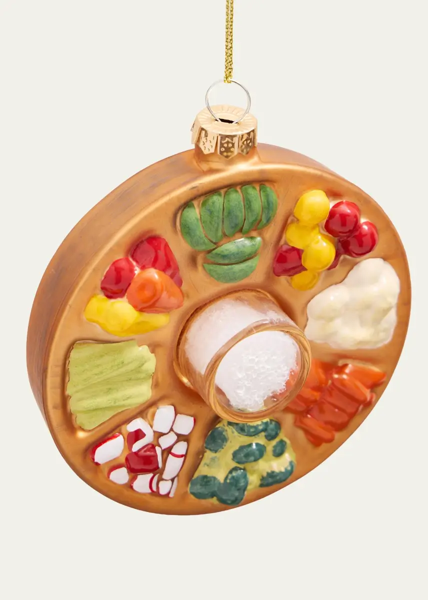 Cody Foster & Co Vegetable Tray Christmas Ornament | Thumbnail 2 Cody Foster & Co Vegetable Tray Christmas Ornament | Thumbnail 2