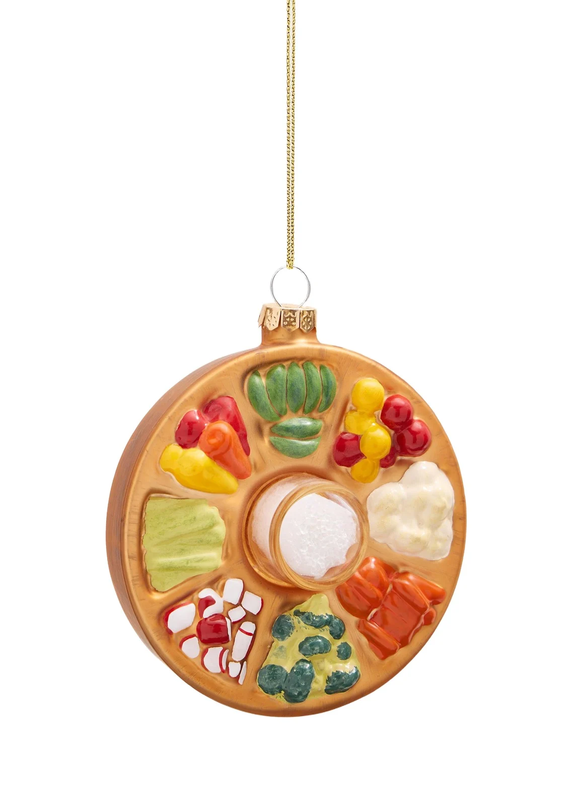 Cody Foster & Co Vegetable Tray Christmas Ornament
