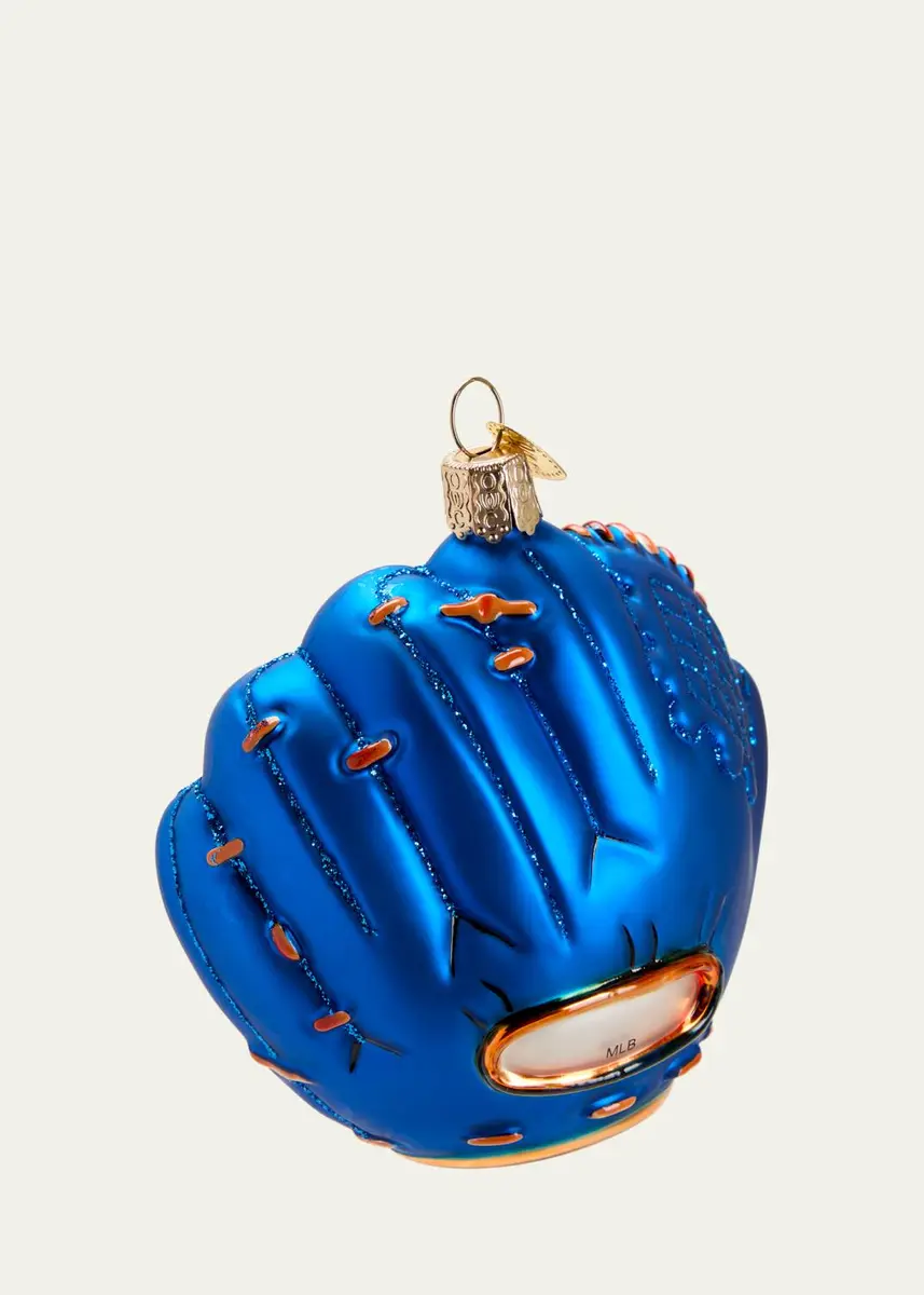 Old World Christmas Mets Baseball Mitt Christmas Ornament | Thumbnail 2 Old World Christmas Mets Baseball Mitt Christmas Ornament | Thumbnail 2
