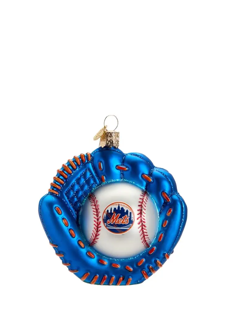 Mets Baseball Mitt Christmas Ornament Mets Baseball Mitt Christmas Ornament