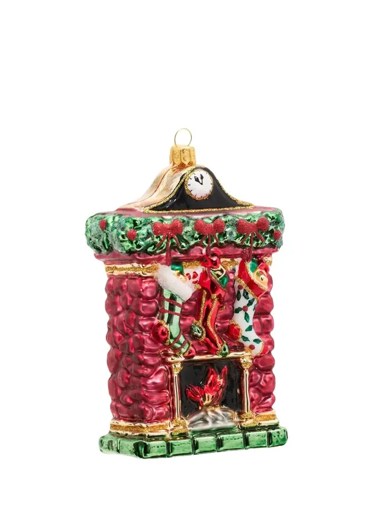 John Huras Glass Fireplace Ornament