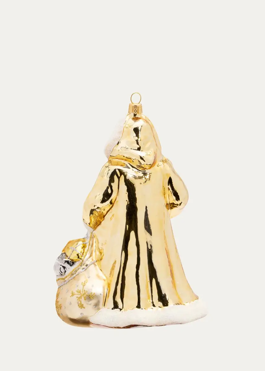 John Huras Santa Glass Ornament | Thumbnail 2