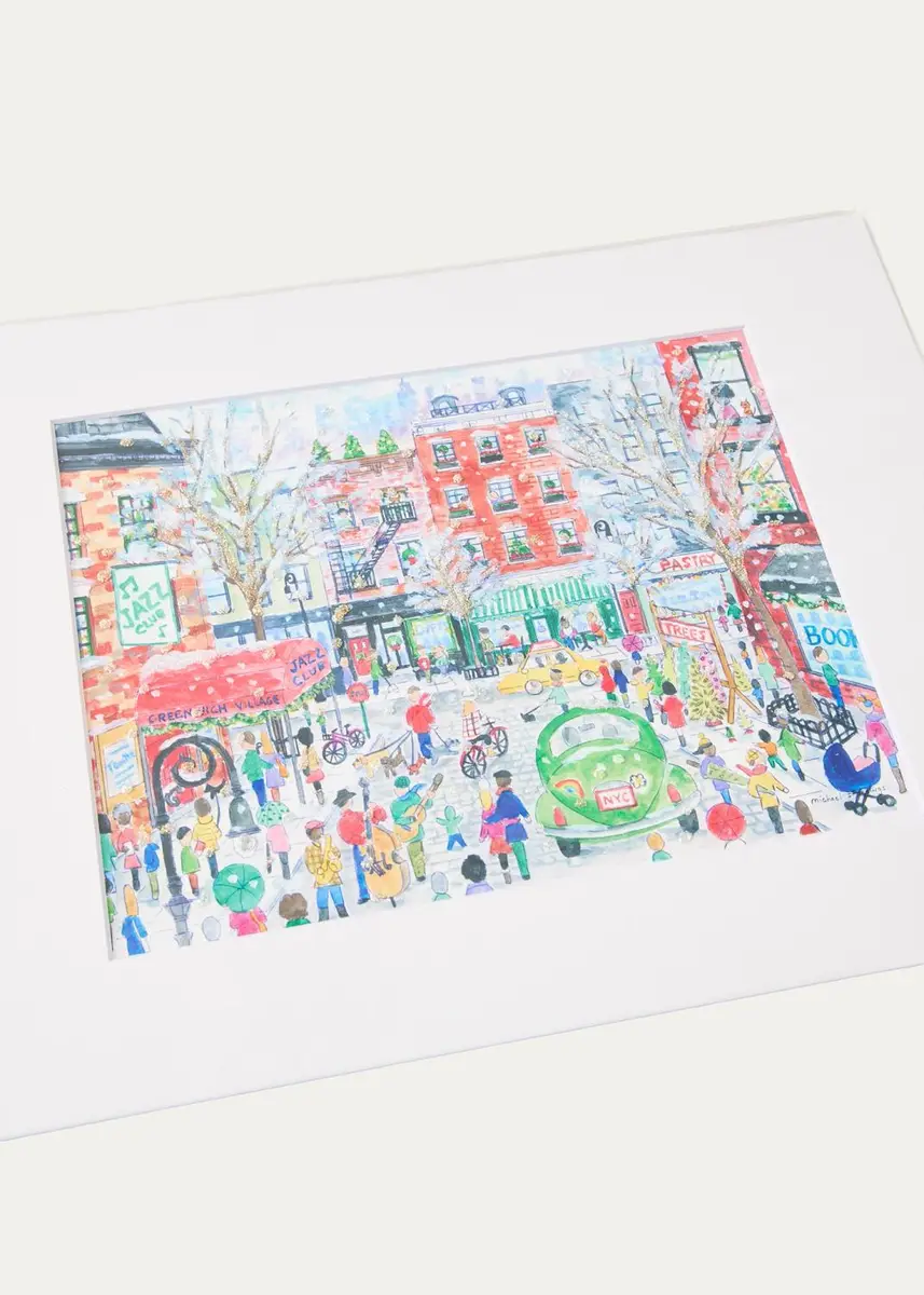 Michael Storrings Greenwich Village Winter Print | Thumbnail 2