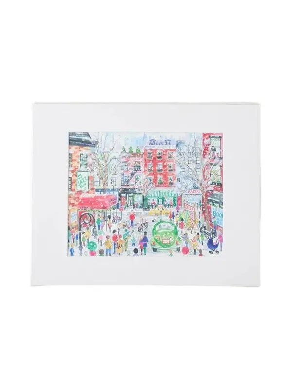 Michael Storrings Greenwich Village Winter Print