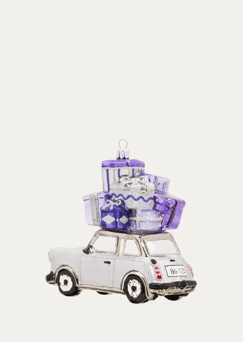 John Huras BG 125th Anniversary Car with Presents Christmas Ornament | Thumbnail 2 John Huras BG 125th Anniversary Car with Presents Christmas Ornament | Thumbnail 2
