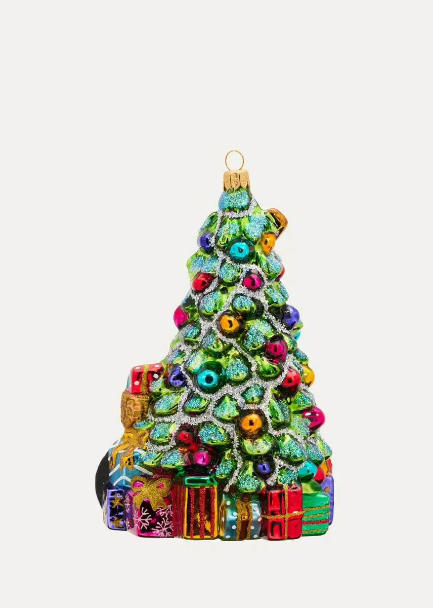 John Huras NYC Signpost with Christmas Tree and Bike Christmas Ornament | Thumbnail 2 John Huras NYC Signpost with Christmas Tree and Bike Christmas Ornament | Thumbnail 2