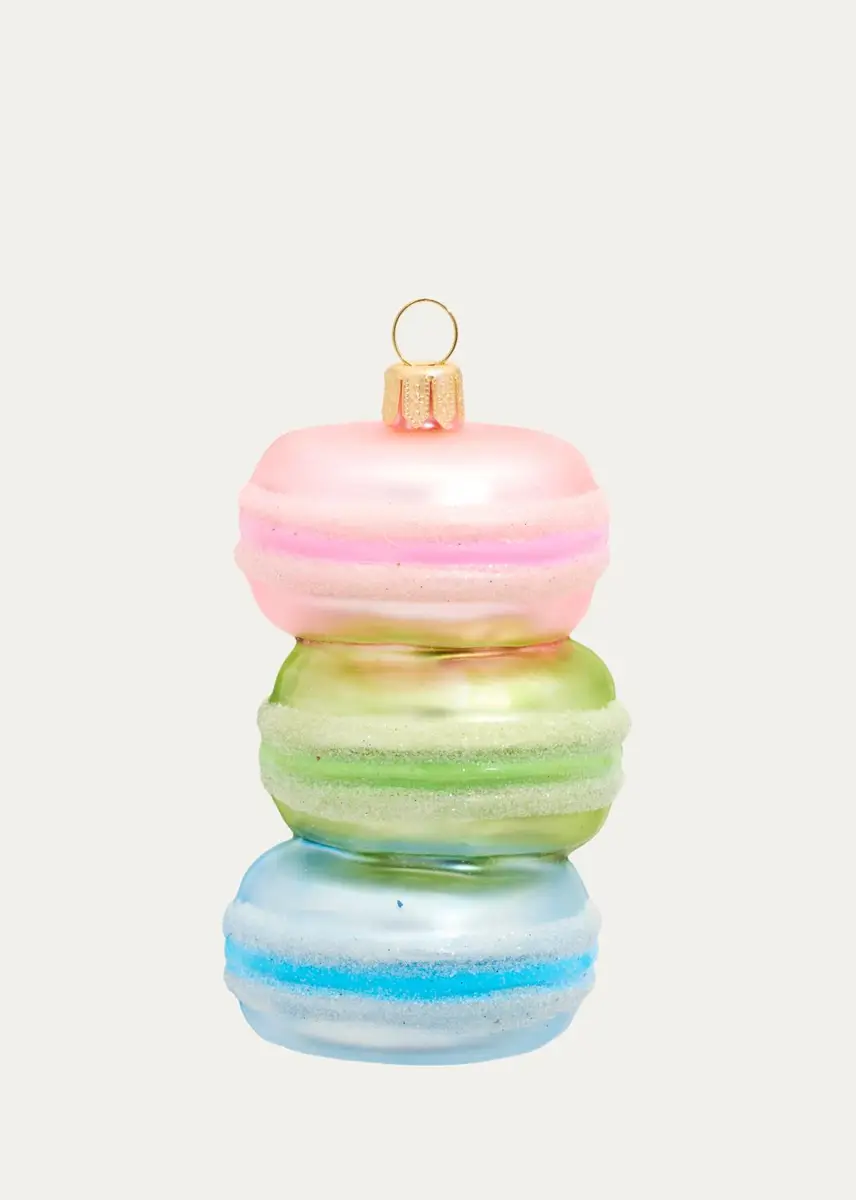 Impuls Stack of Macaron Glass Ornament | Thumbnail 2