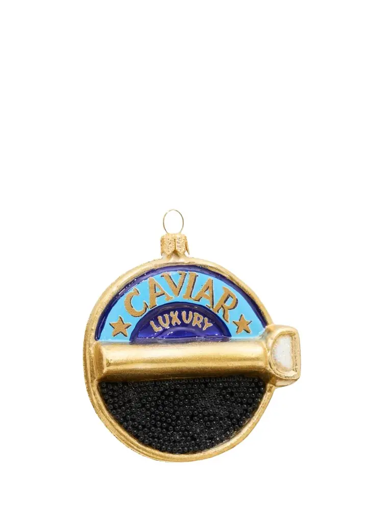Impuls Black Sturgeon Caviar Christmas Ornament