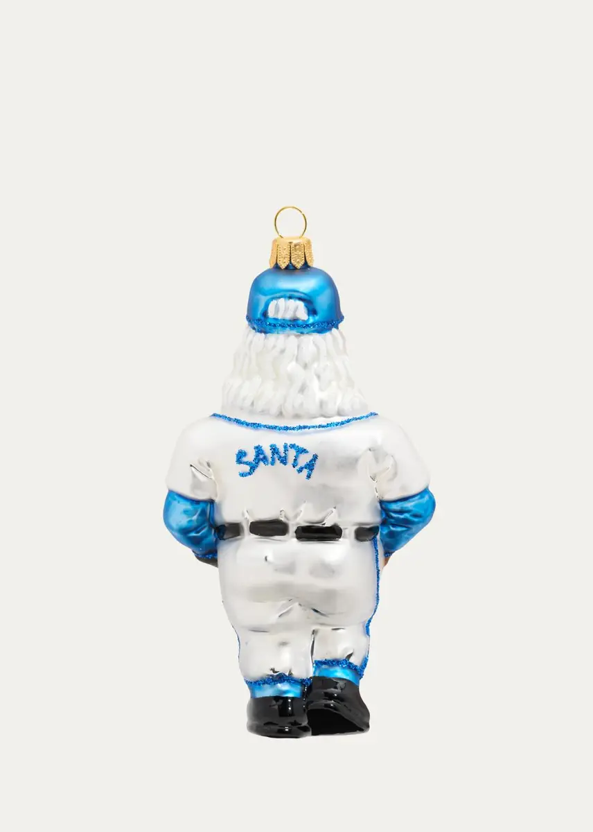 Impuls Baseball Santa Glass Ornament | Thumbnail 2 Impuls Baseball Santa Glass Ornament | Thumbnail 2