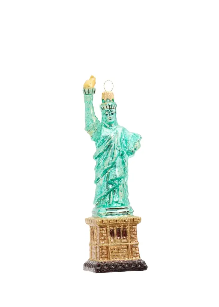 Impuls Statue Of Liberty Glass Ornament