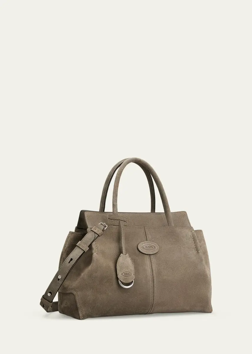 Tod's Suede Shopping Top-Handle Bag | Thumbnail 2