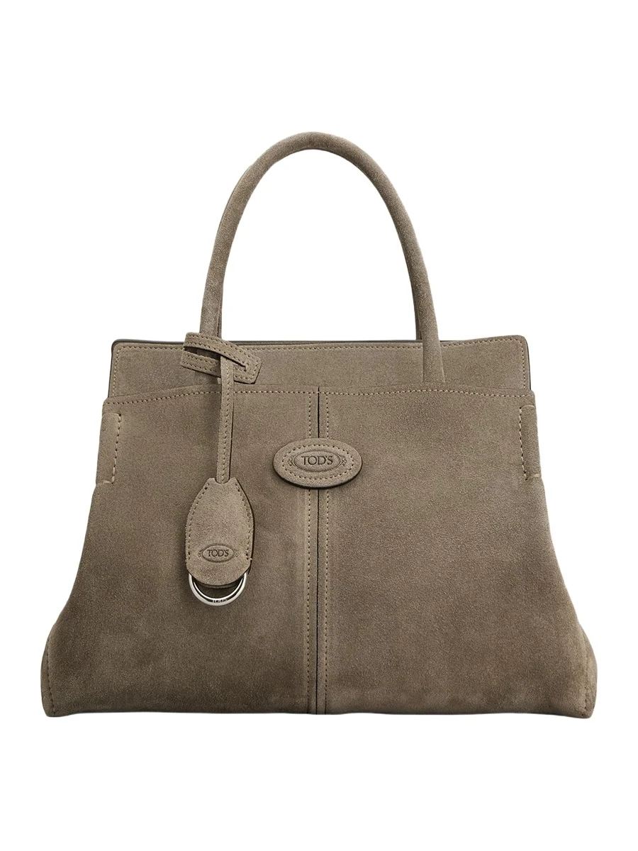 Suede Shopping Top-Handle Bag