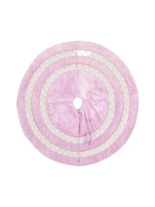 Sudha Pennathur 60" Embellished Silky Velvet Tree Skirt