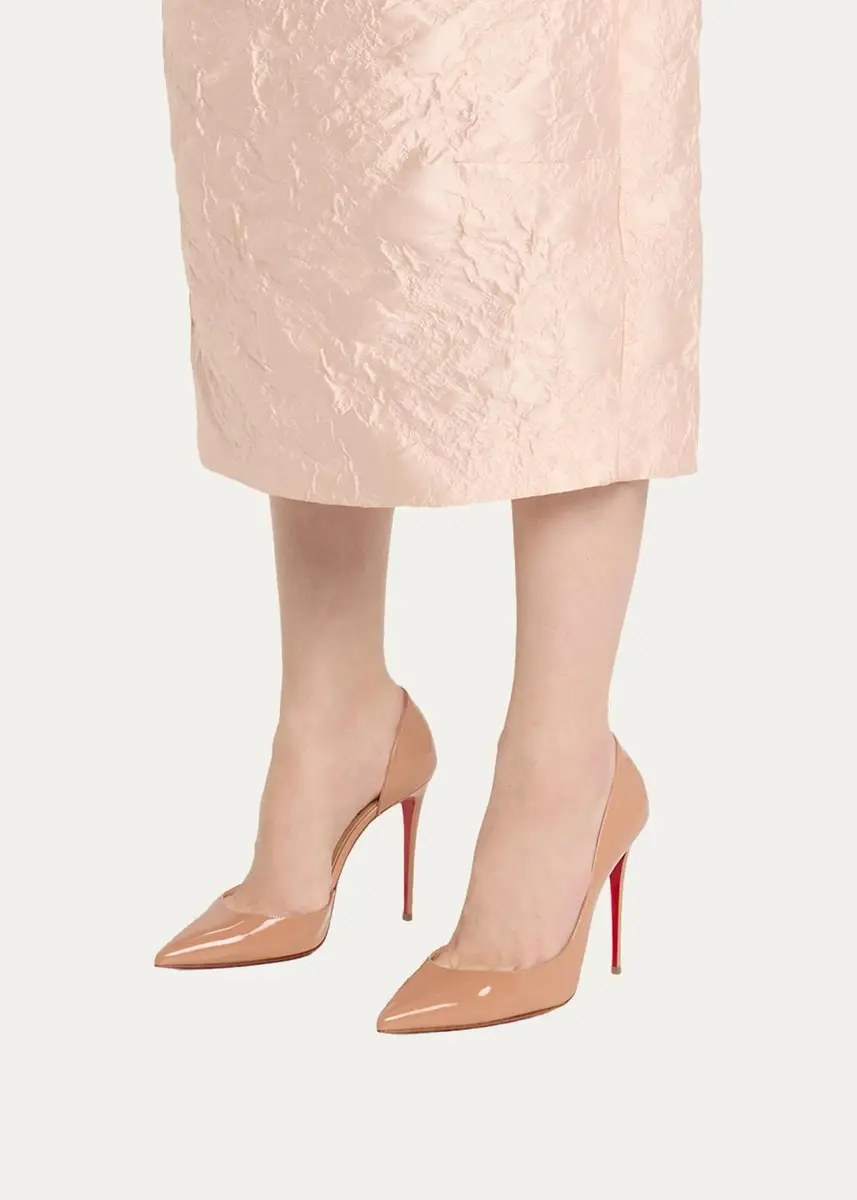Christian Louboutin 100mm Iriza Patent Open-Side Pumps | Thumbnail 2 Christian Louboutin 100mm Iriza Patent Open-Side Pumps | Thumbnail 2