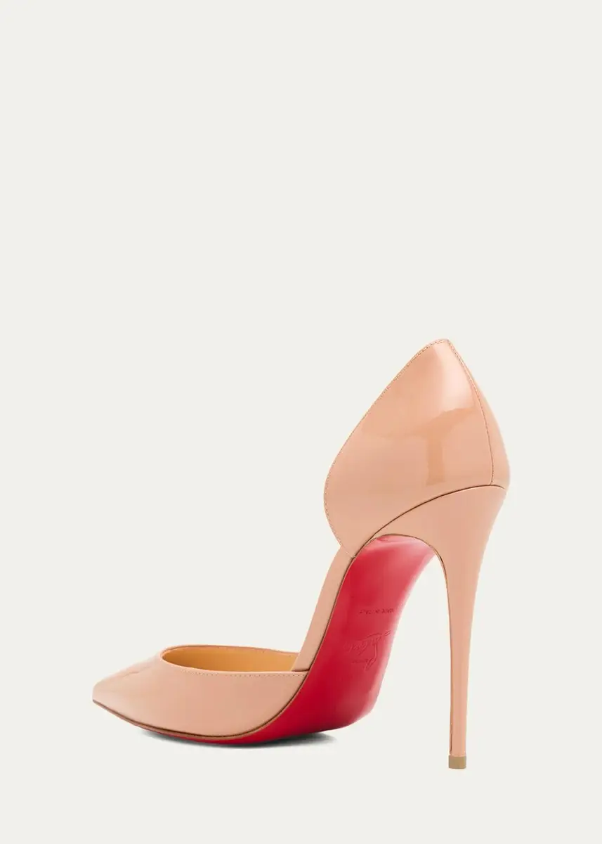 Christian Louboutin 100mm Iriza Patent Open-Side Pumps | Thumbnail 4 Christian Louboutin 100mm Iriza Patent Open-Side Pumps | Thumbnail 4