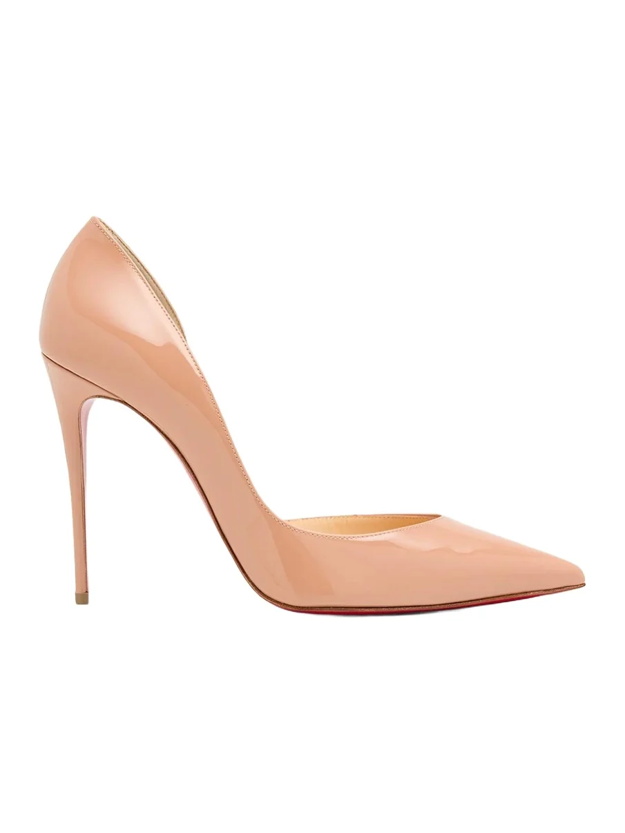 Christian Louboutin 100mm Iriza Patent Open-Side Pumps