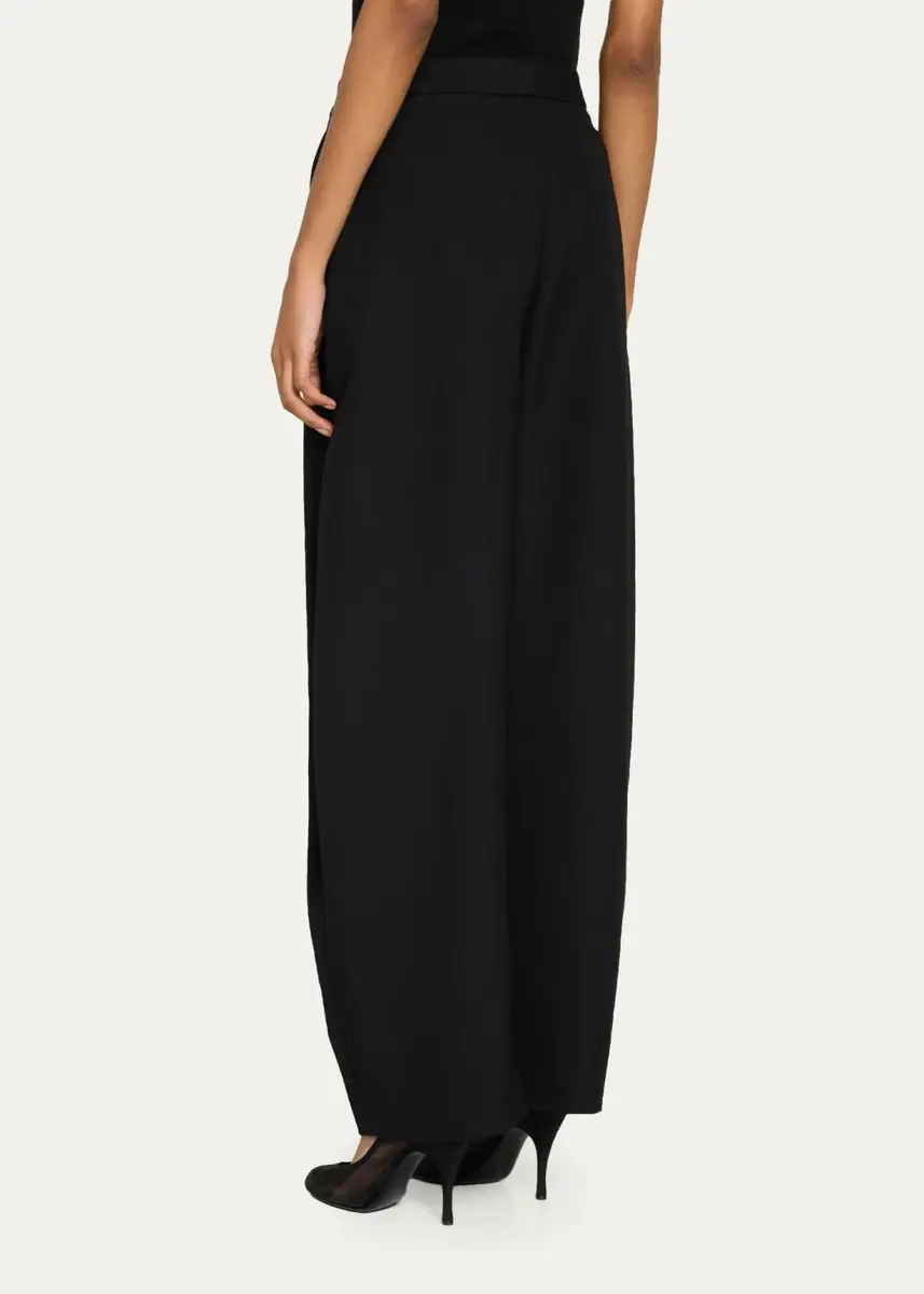 Alaïa Lightweight Wool Barrel-Leg Pants | Thumbnail 3 Alaïa Lightweight Wool Barrel-Leg Pants | Thumbnail 3