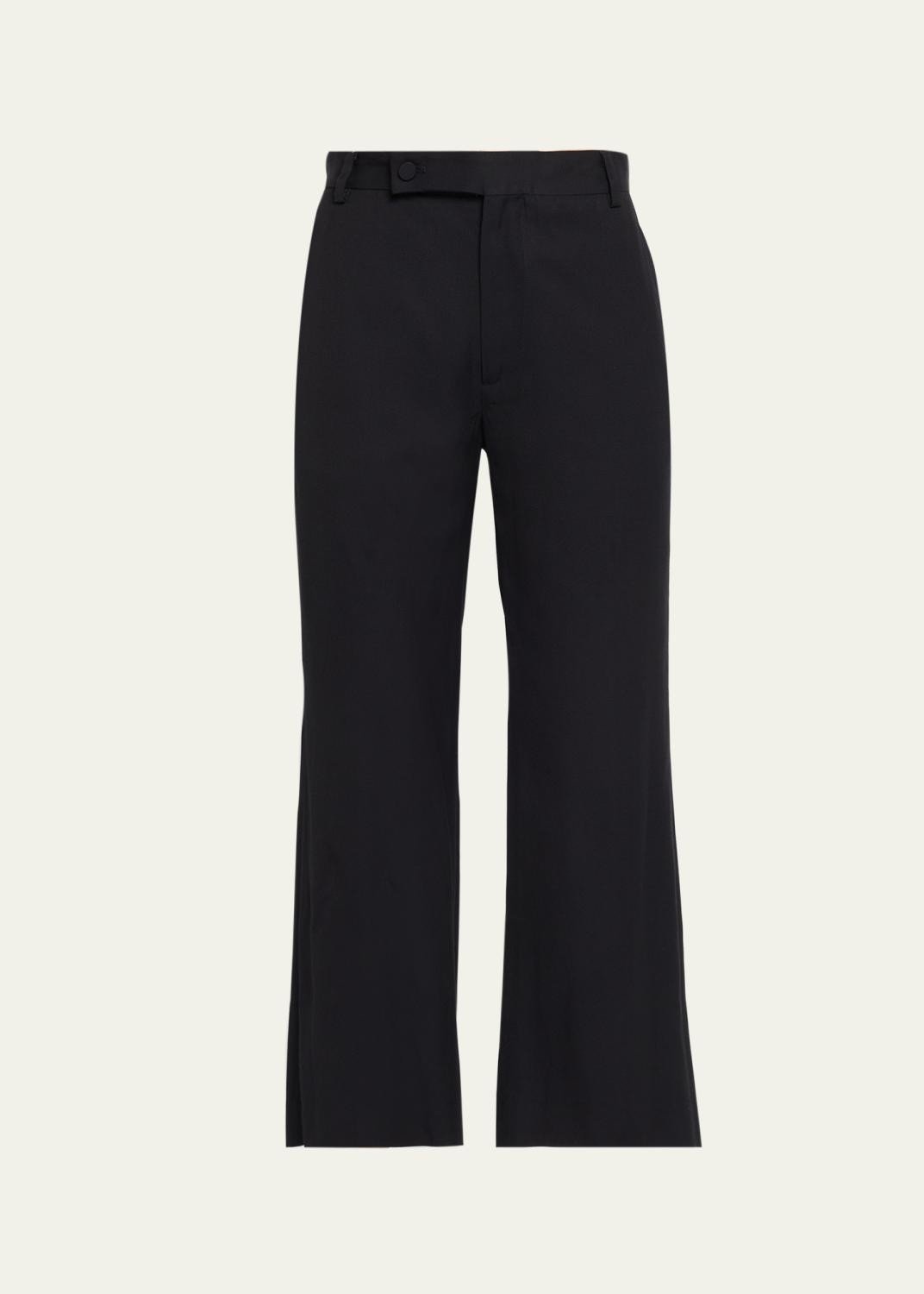 Plan C Cropped Straight-Leg Trousers