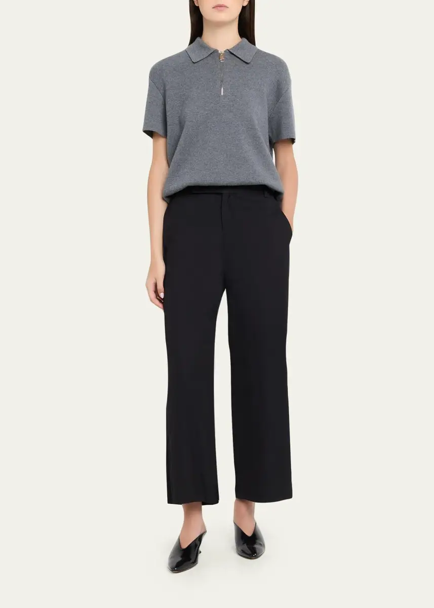 Plan C Cropped Straight-Leg Trousers | Thumbnail 2 Plan C Cropped Straight-Leg Trousers | Thumbnail 2