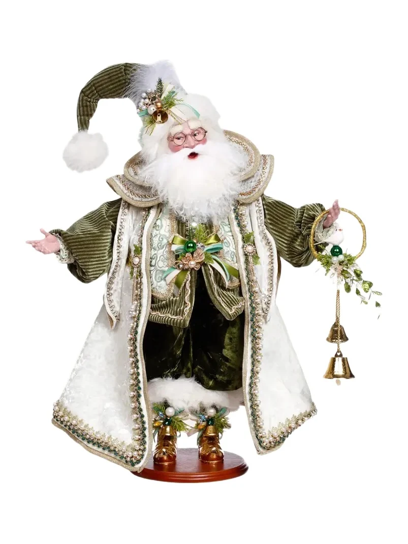 Mark Roberts Mistletoe Santa, 24.5"