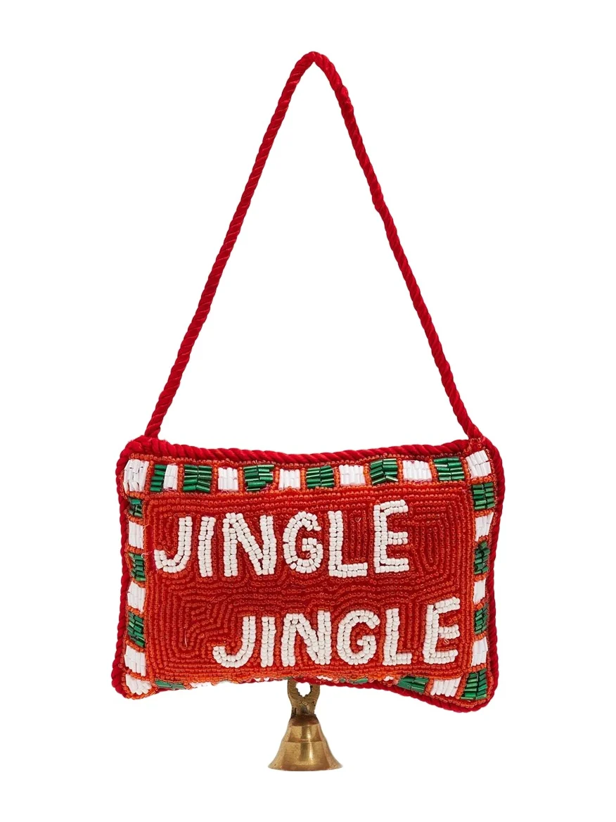 Sudha Pennathur Jingle Jingle Beaded Doorknocker Ornament