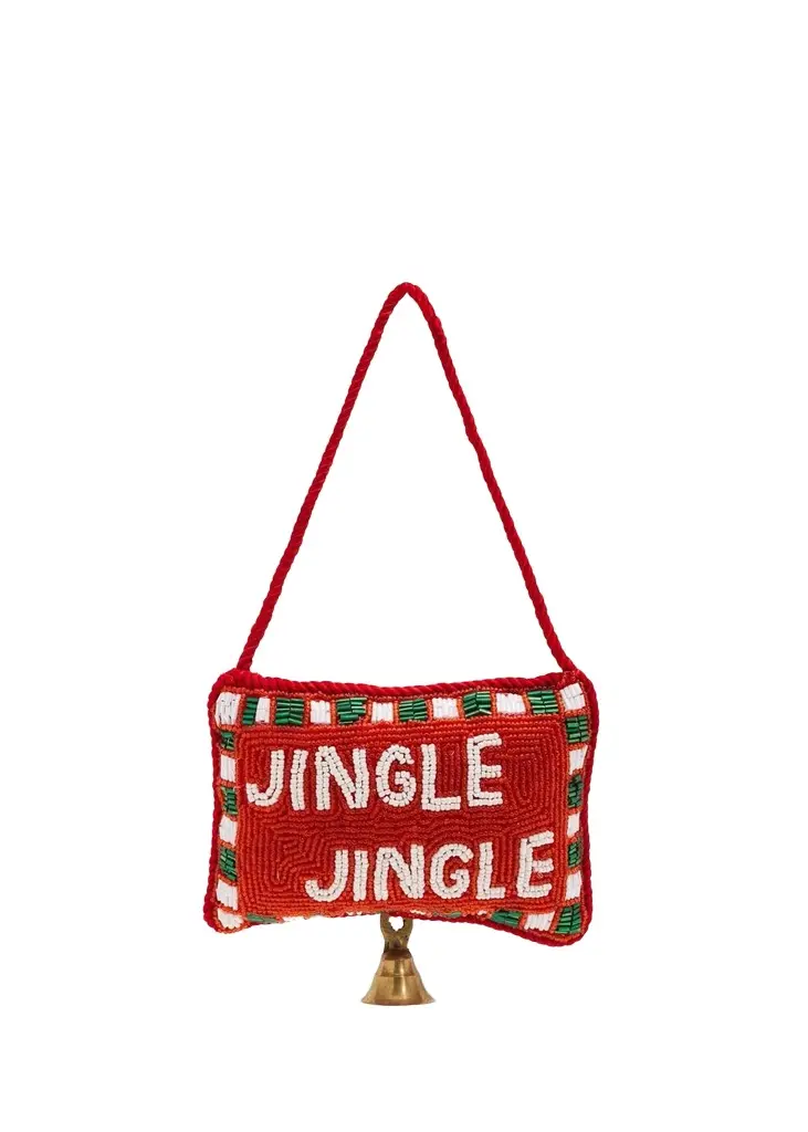 Sudha Pennathur Jingle Jingle Beaded Doorknocker Ornament