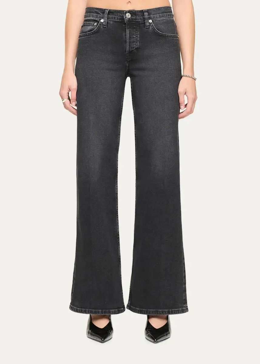 RE/DONE Laurel Mid-Rise Wide-Leg Jeans | Thumbnail 4 RE/DONE Laurel Mid-Rise Wide-Leg Jeans | Thumbnail 4