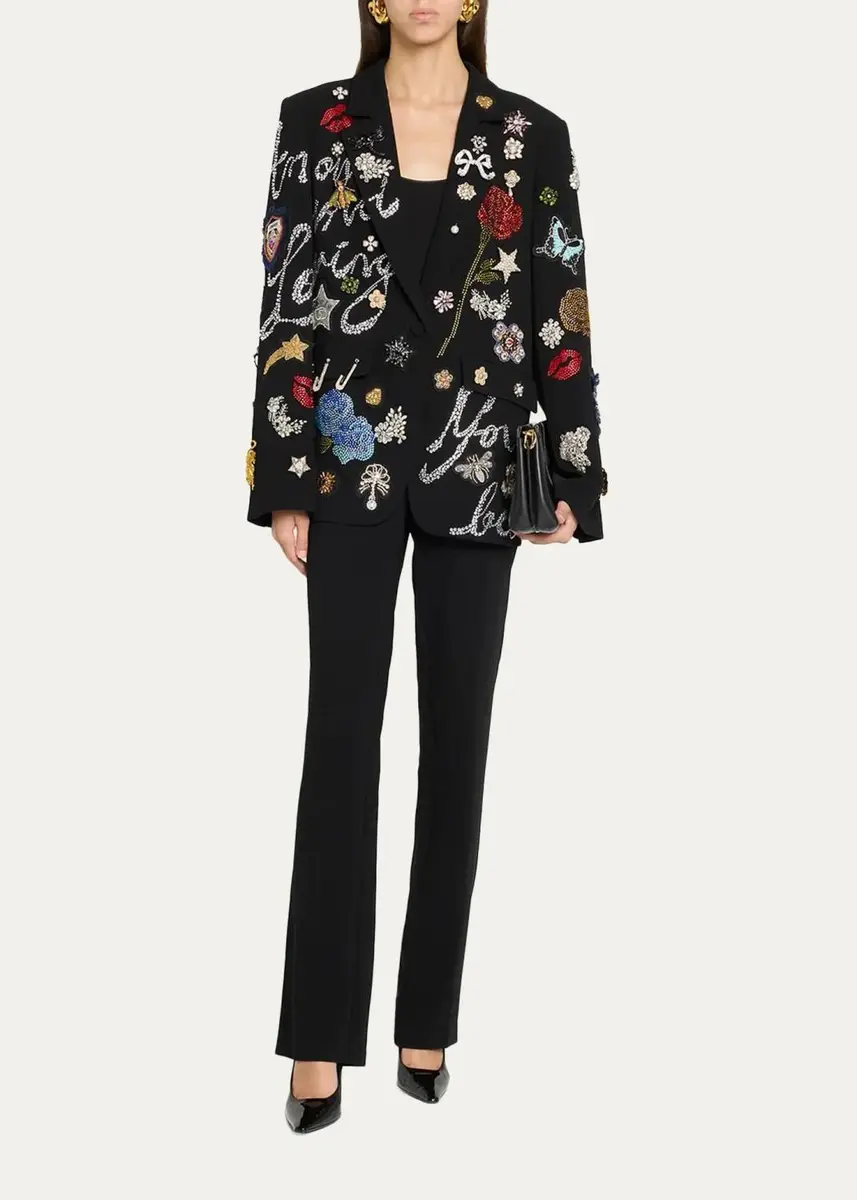 Cinq à Sept Greatest Hits Embellished Blazer | Thumbnail 2 Cinq à Sept Greatest Hits Embellished Blazer | Thumbnail 2