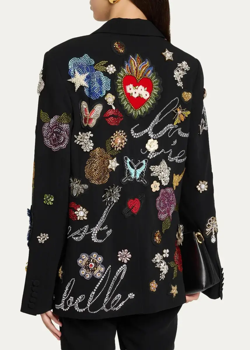 Cinq à Sept Greatest Hits Embellished Blazer | Thumbnail 3 Cinq à Sept Greatest Hits Embellished Blazer | Thumbnail 3