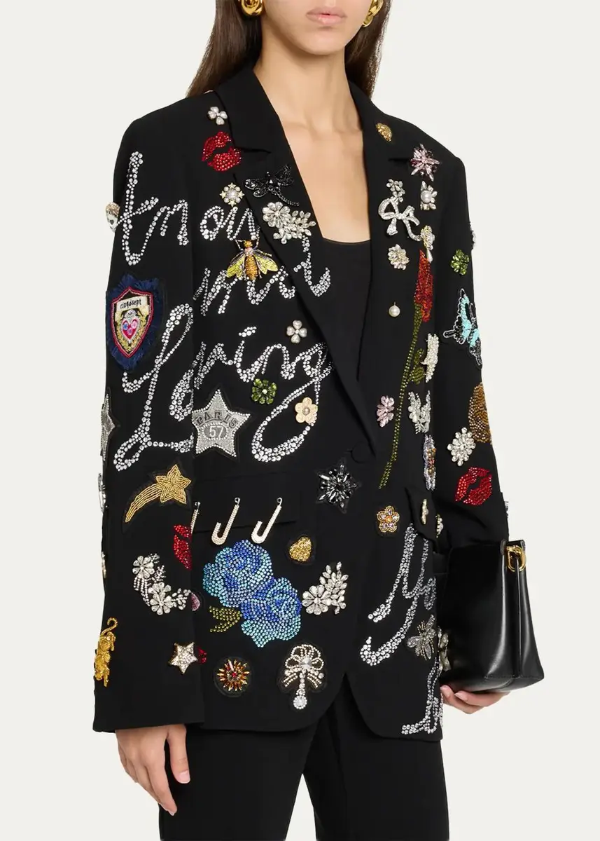 Cinq à Sept Greatest Hits Embellished Blazer | Thumbnail 4 Cinq à Sept Greatest Hits Embellished Blazer | Thumbnail 4