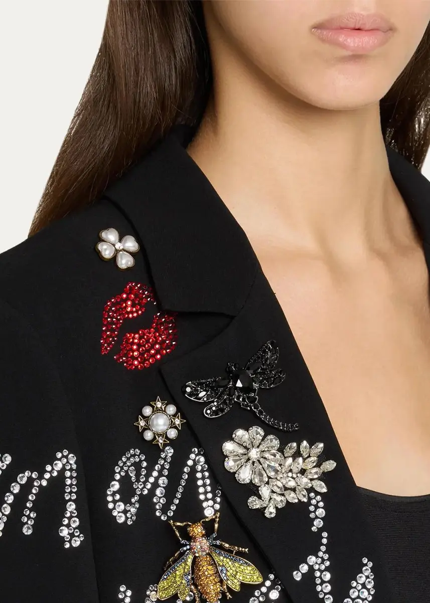 Cinq à Sept Greatest Hits Embellished Blazer | Thumbnail 5 Cinq à Sept Greatest Hits Embellished Blazer | Thumbnail 5