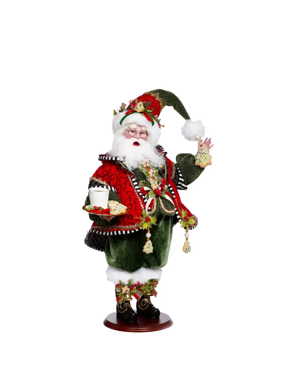 Mark Roberts Cookies and Milk Santa Collectible Christmas Figure | Thumbnail 2