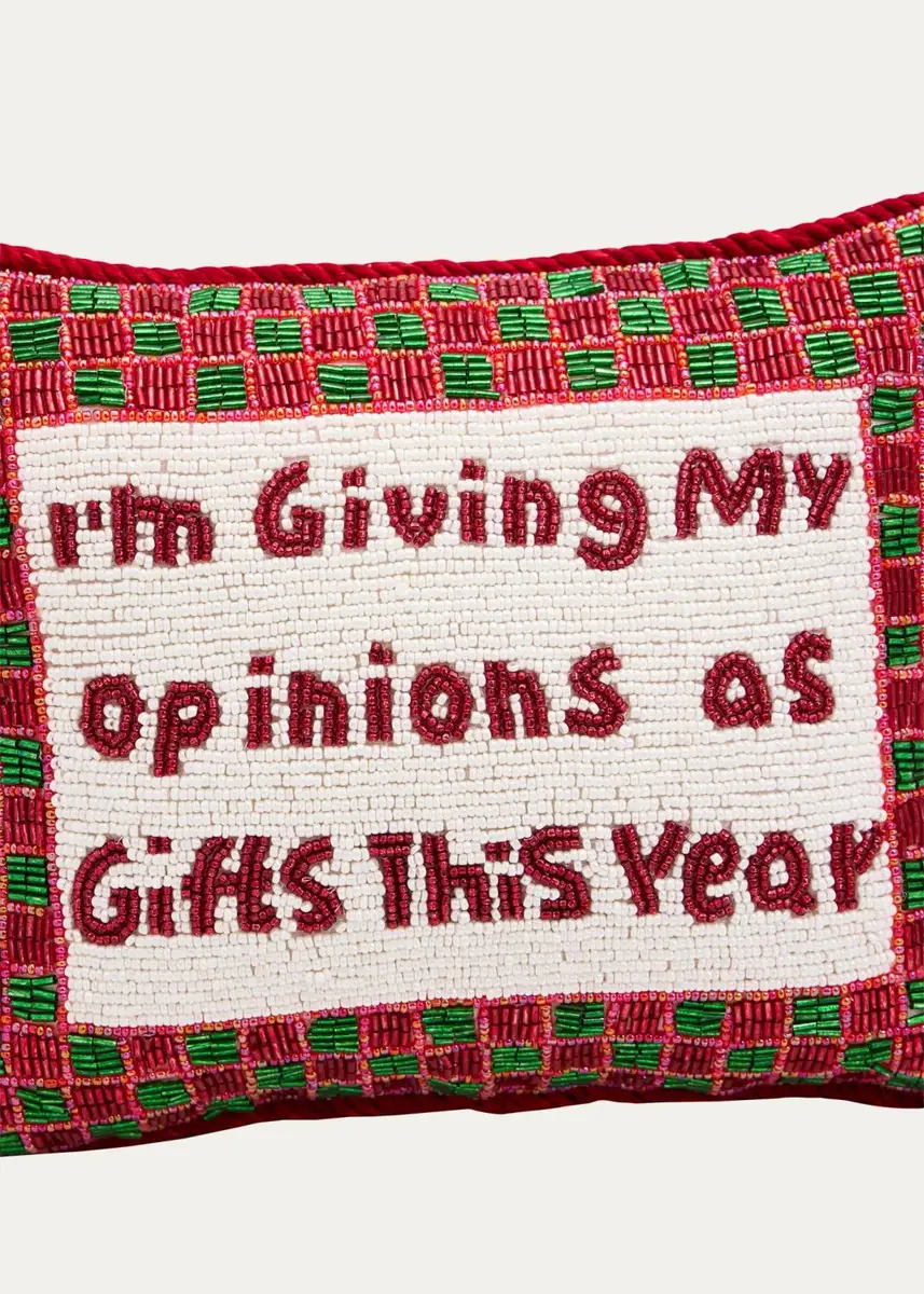 Sudha Pennathur Beaded Throw Pillow | Thumbnail 2 Sudha Pennathur Beaded Throw Pillow | Thumbnail 2