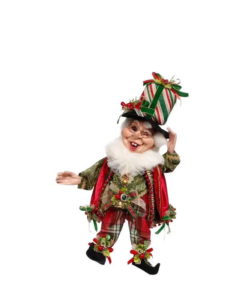 Mark Roberts Present Elf, 21.5"