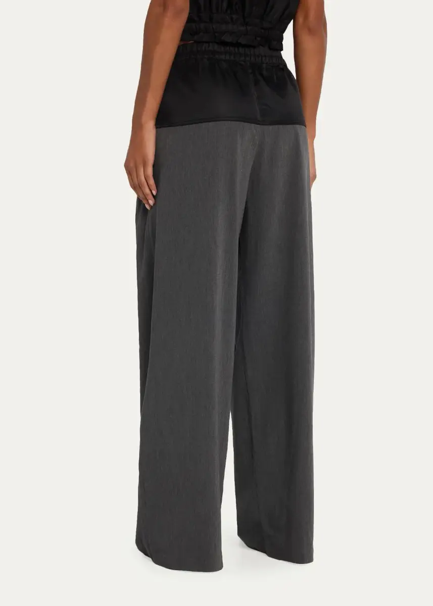 Cinq à Sept Elisabetta Drawstring Wide-Leg Pants | Thumbnail 3 Cinq à Sept Elisabetta Drawstring Wide-Leg Pants | Thumbnail 3