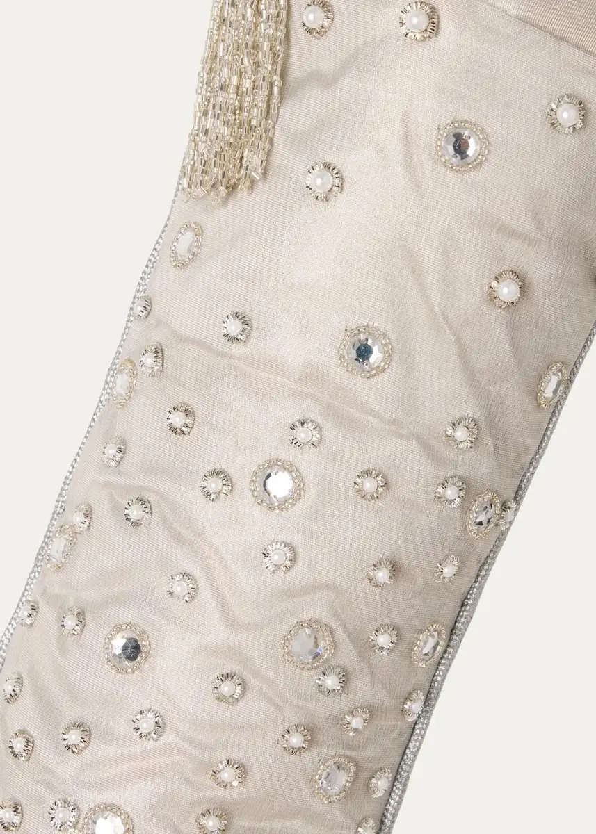 Sudha Pennathur Embellished Stocking | Thumbnail 2 Sudha Pennathur Embellished Stocking | Thumbnail 2