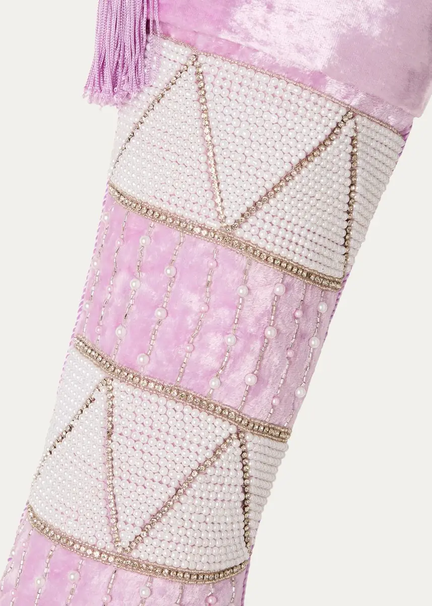 Sudha Pennathur Embellished Stocking | Thumbnail 4 Sudha Pennathur Embellished Stocking | Thumbnail 4
