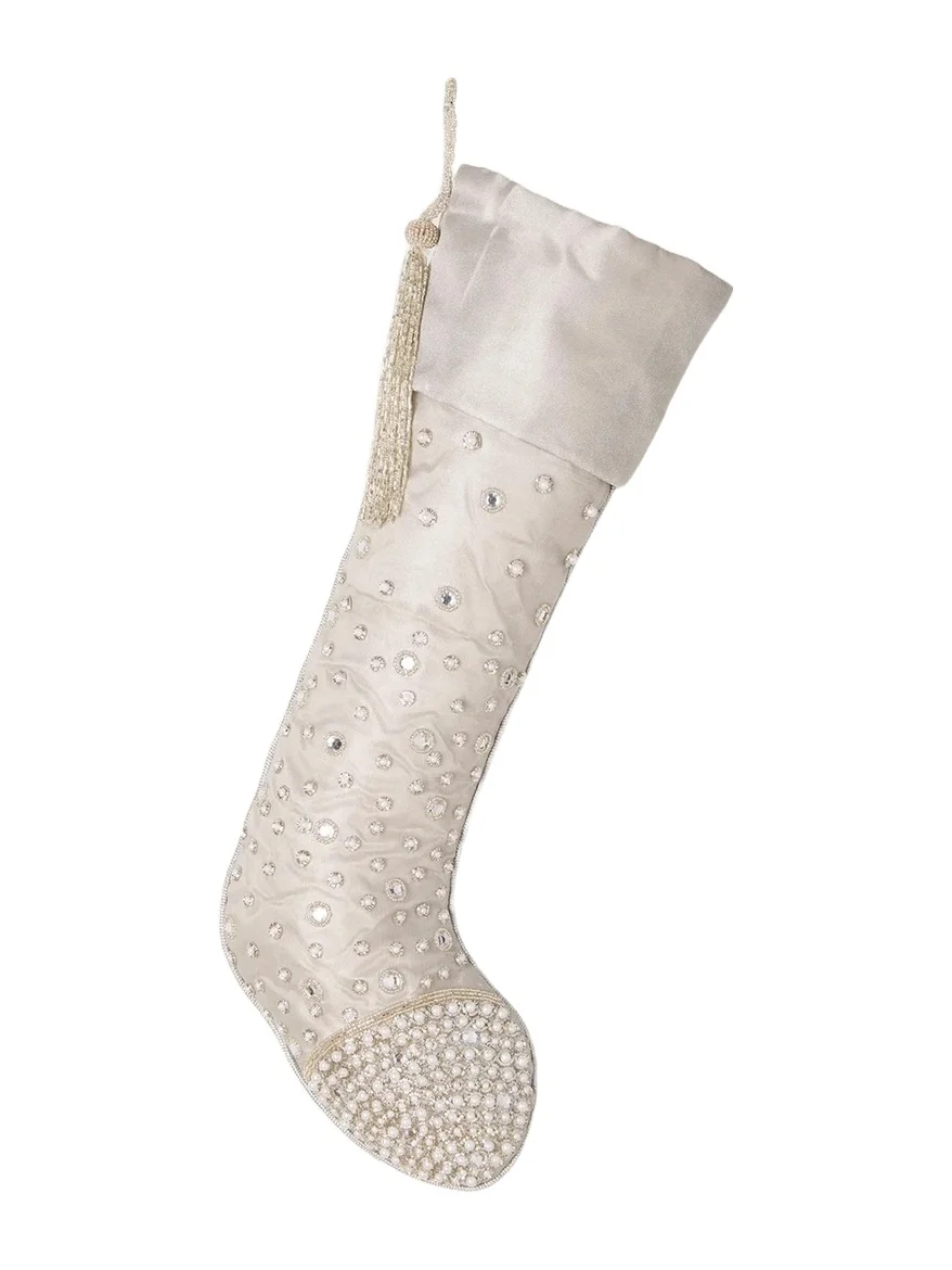 Sudha Pennathur Embellished Stocking